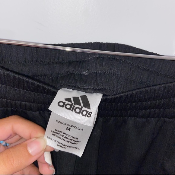 2/$50 Boys Adidas Black and Red Striped Shorts - Picture 4 of 4